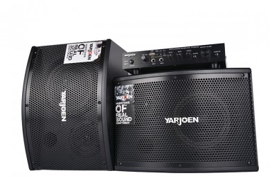 YARJOEN 299D功放+PA233对箱 套装 会议K歌教学音响