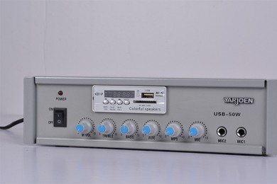 YARJOEN公共广播功放50W可插U盘