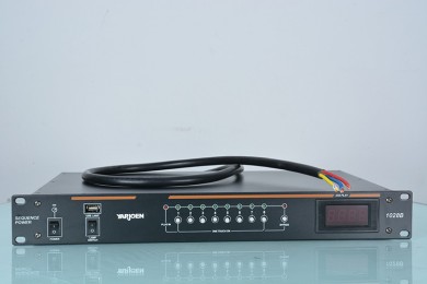 YARJOEN 1028B 8路加强线路30A万能座时序器 带单独控制 usb灯